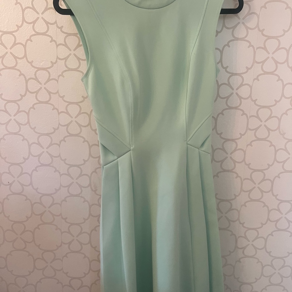 Ted Baker Mint Green Sleeveless Dress with contrasting zipper - Picture 9 of 10